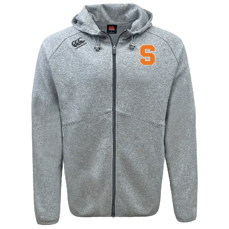 Camping hiking trail draft-Syracuse University Women's RFC Tempo Vapodri Full-Zip Hoodie by Canterbury