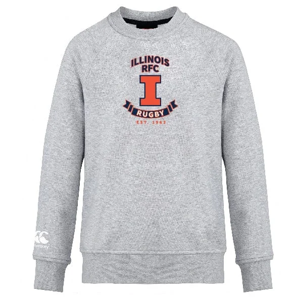 Camping hiking trail split-Illinois RFC Club Crew Sweatshirt by Canterbury