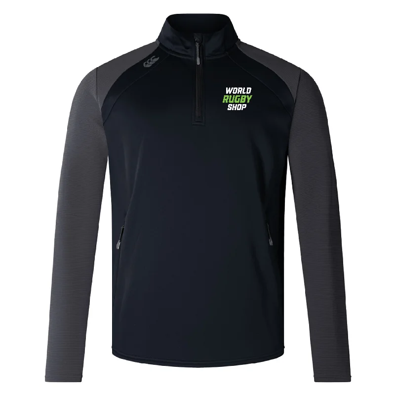 Camping hiking trail slide-World Rugby Shop Elite 1/4 Zip Top by Canterbury