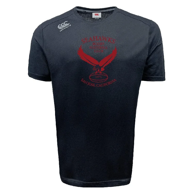 Camping hiking gear power-San Jose Seahawks Tempo Vapodri T-Shirt by Canterbury