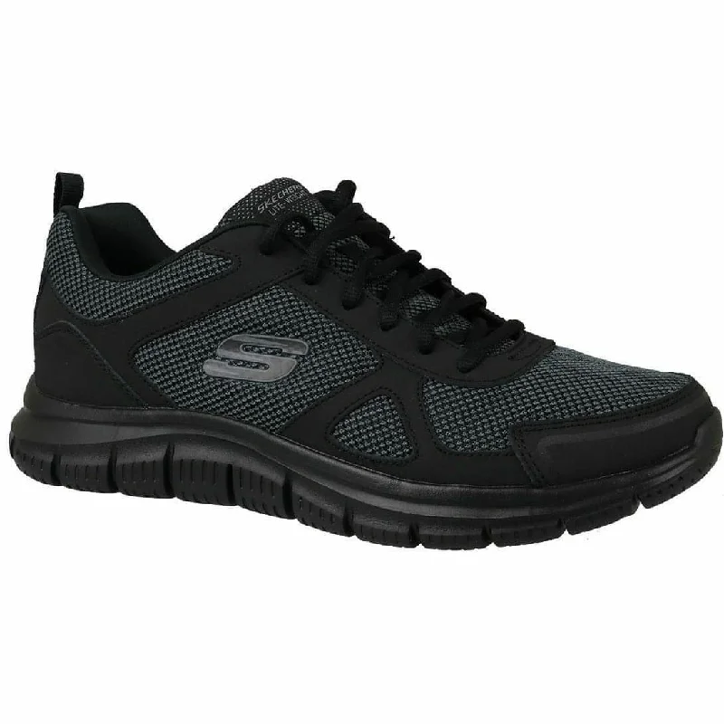 Camping hiking gear lift-Skechers Track Bucolo Mens Training Shoes - Black