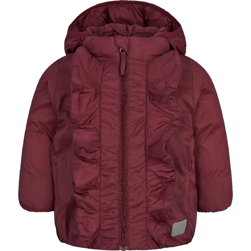 Camping hiking trail chain-MarMar Light Puffer Deep Ruby Ordelina Jacket