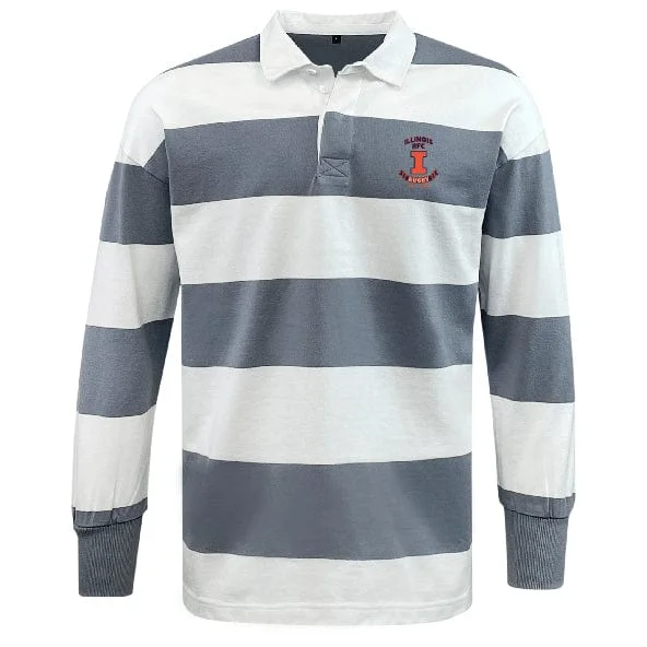 Camping hiking trail place-Illinois RFC Classic Long Sleeve Hooped Rugby Jersey