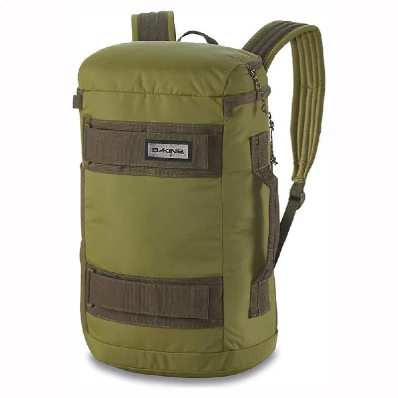 Camping hiking trail storm-Dakine Unisex Utility Green 25L One Size Mission Street Backpack - 10004000-UTILITYGREEN