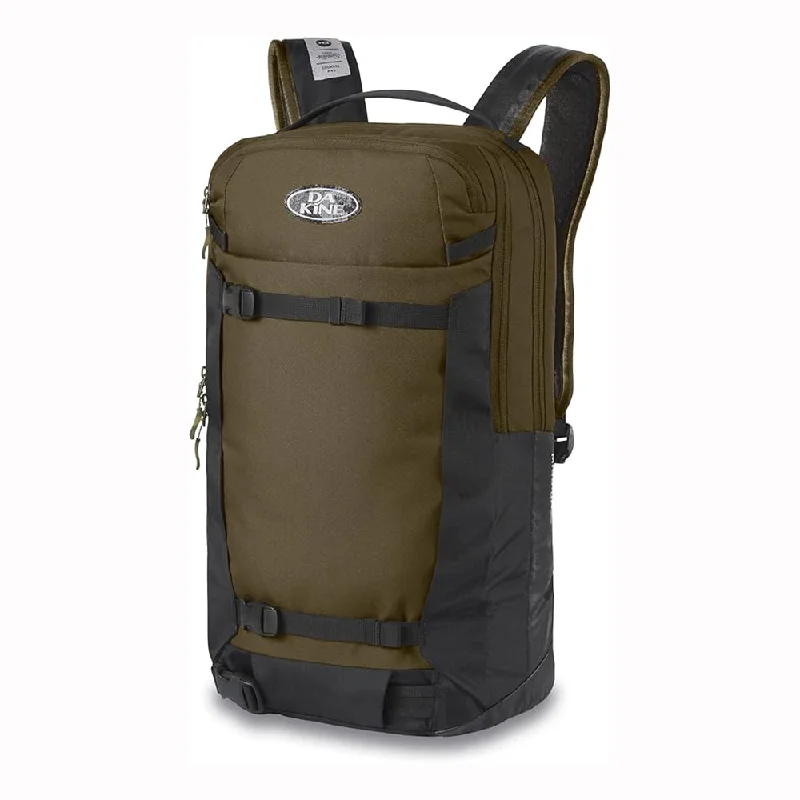 Camping hiking outdoor beat-Dakine Unisex Dark Olive 18L One Size Sam Taxwood Team Mission Pro Backpack - 10004014-DARKOLIVE