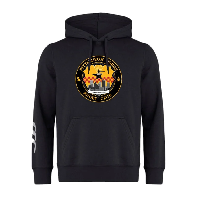 Camping hiking outdoor bloom-Pittsburgh Forge Club Hoodie by Canterbury