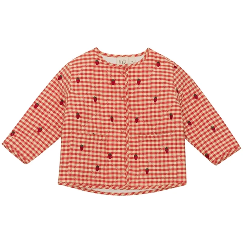 Camping hiking outdoor spark-Flöss Molly Jacket Berry Gingham