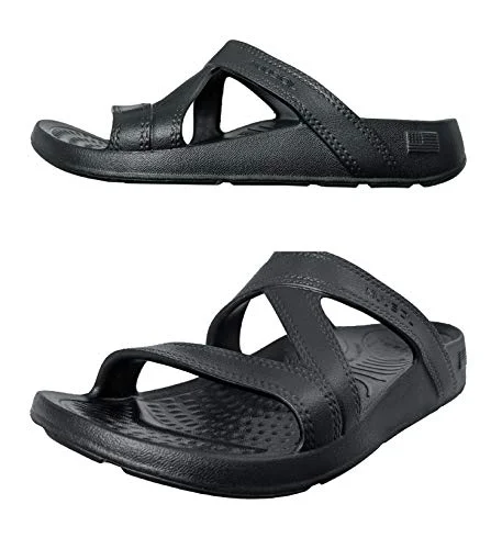 Camping hiking trail zone-NuuSol - Slide Hailey - Eclipse Black - W11