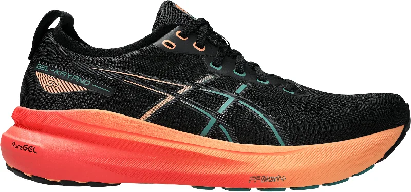 Camping hiking gear thrill-Asics Gel Kayano 31 Mens Running Shoes - Black