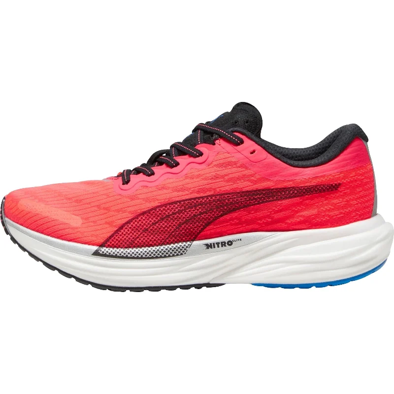 Camping hiking gear rush-Puma Deviate Nitro 2 Mens Running Shoes - Red