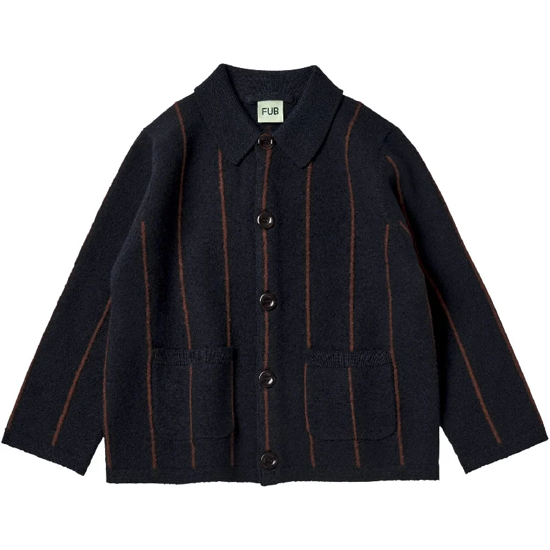 Camping hiking trail thread-FUB Dark Navy Felted Jacket