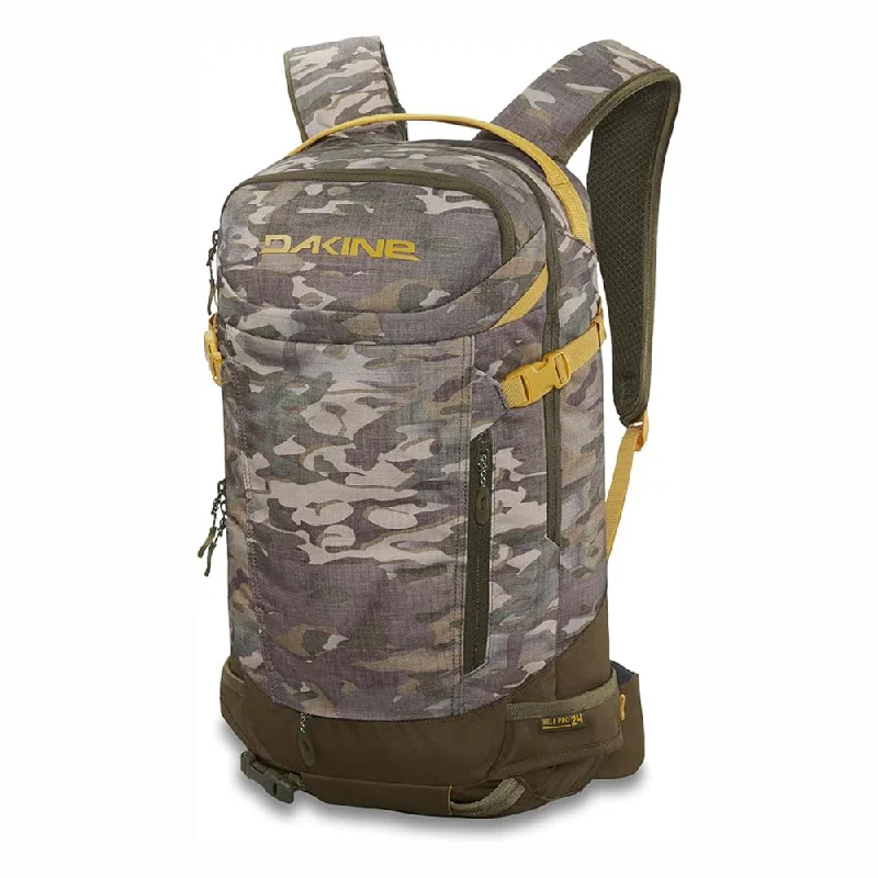 Camping hiking trail tall-Dakine Men's Vintage Camo 24L Heli Pro Snowboard Backpack - 10003263-VINTAGECAMO