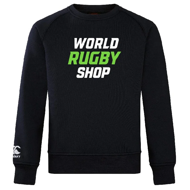 Camping hiking trail sweep-World Rugby Shop Club Crew Sweatshirt by Canterbury