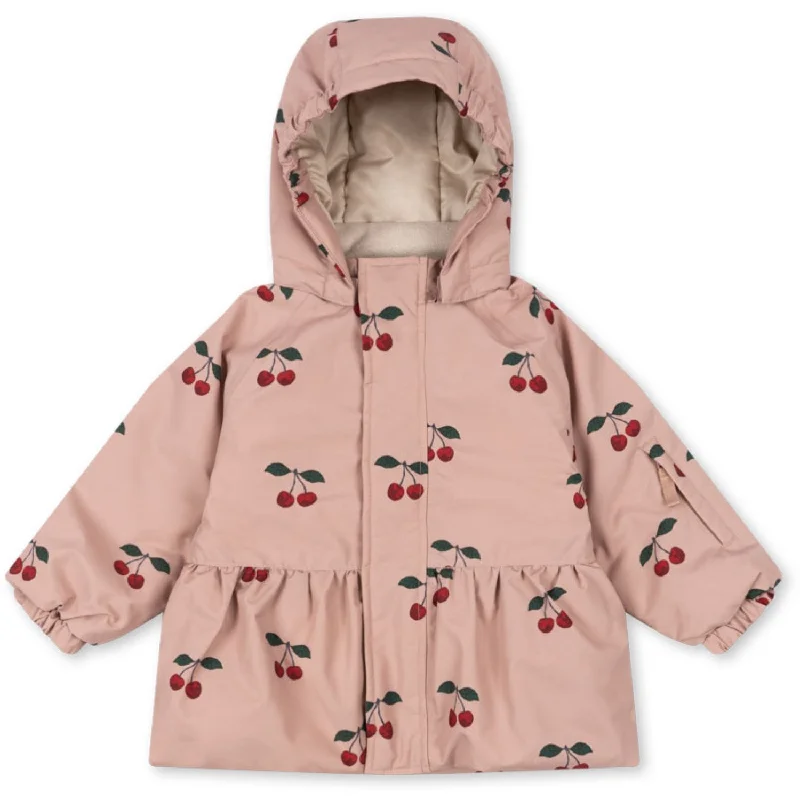 Camping hiking trail fresh-Konges Sløjd Ma Grande Cerise Blush Mismou Frill Jacket