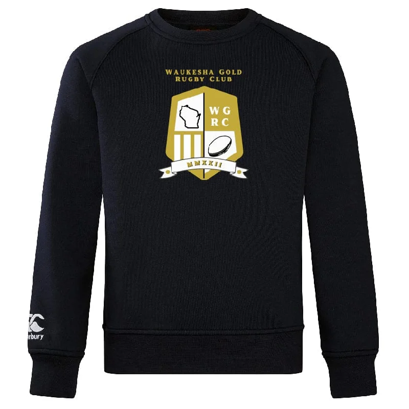 Camping hiking nature surge-Waukesha Gold Rugby Club Crew Sweatshirt by Canterbury