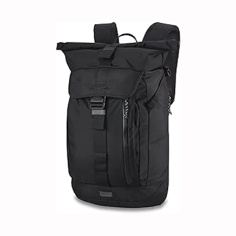 Camping hiking trail mesh-Dakine Unisex Black Ballistic 25L One Size Motive Rolltop Backpack - 10003881-BLKBLSTC