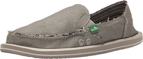 Camping hiking gear kick-Sanuk Donna Hemp Olive Grey 11 B (M)