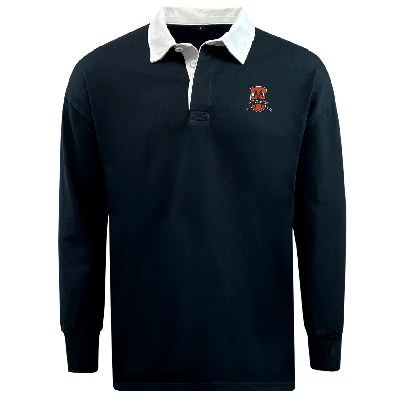 Camping hiking trail dense-Northwest Woodsmen RFC Classic Long Sleeve Solid Rugby Jersey