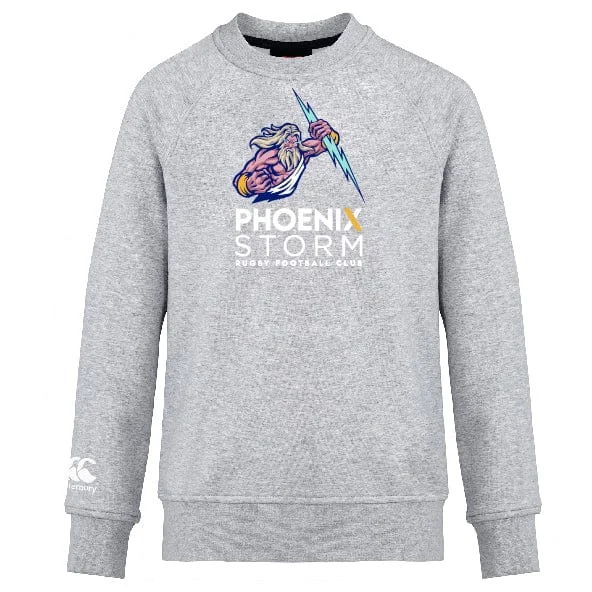 Camping hiking trail stream-Phoenix Storm RFC Club Crew Sweatshirt by Canterbury