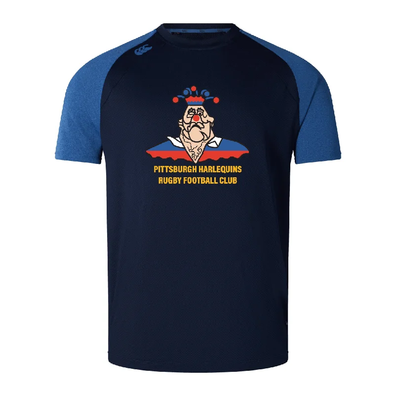 Camping hiking outdoor rush-Pittsburgh Harlequins Rugby Elite Training Tee by Canterbury