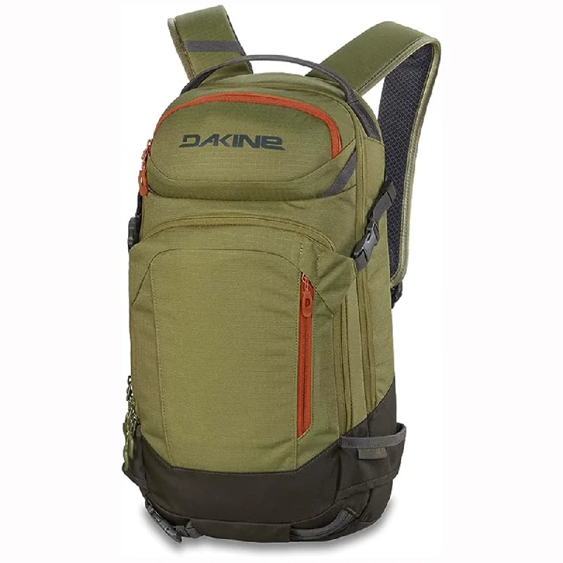 Camping hiking trail huge-Dakine Men's Utility Green 20L One Size Heli Pro Backpack - 10003262-UTILITYGREEN