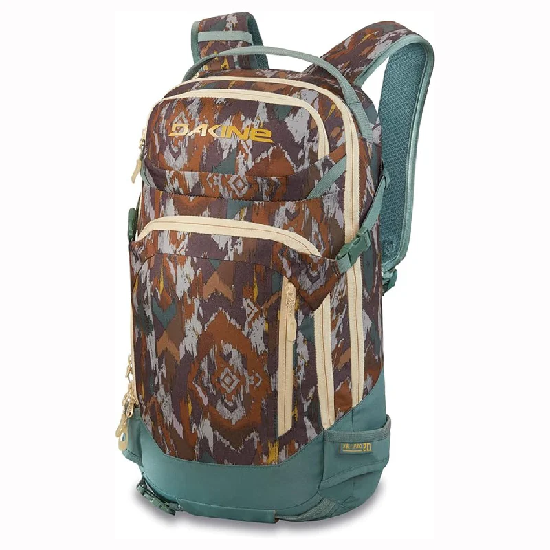 Camping hiking gear vibe-Dakine Men's Painted Canyon 20L One Size Heli Pro Backpack - 10003262-PAINTEDCANYON