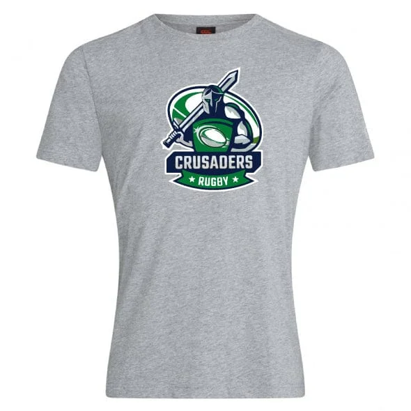 Camping hiking trail blast-Naperville Crusaders Club Plain Tee by Canterbury