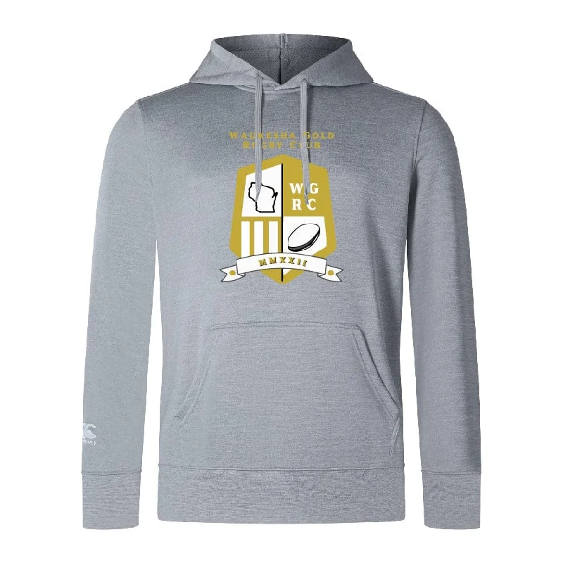 Camping hiking trail snow-Waukesha Gold Rugby Club Lightweight Hoodie by Canterbury