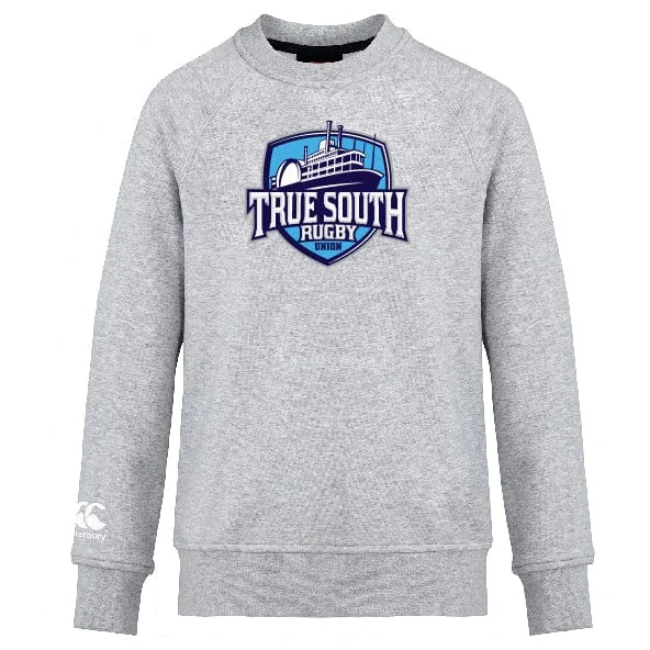 Camping hiking trail field-True South Rugby Union Club Crew Sweatshirt by Canterbury