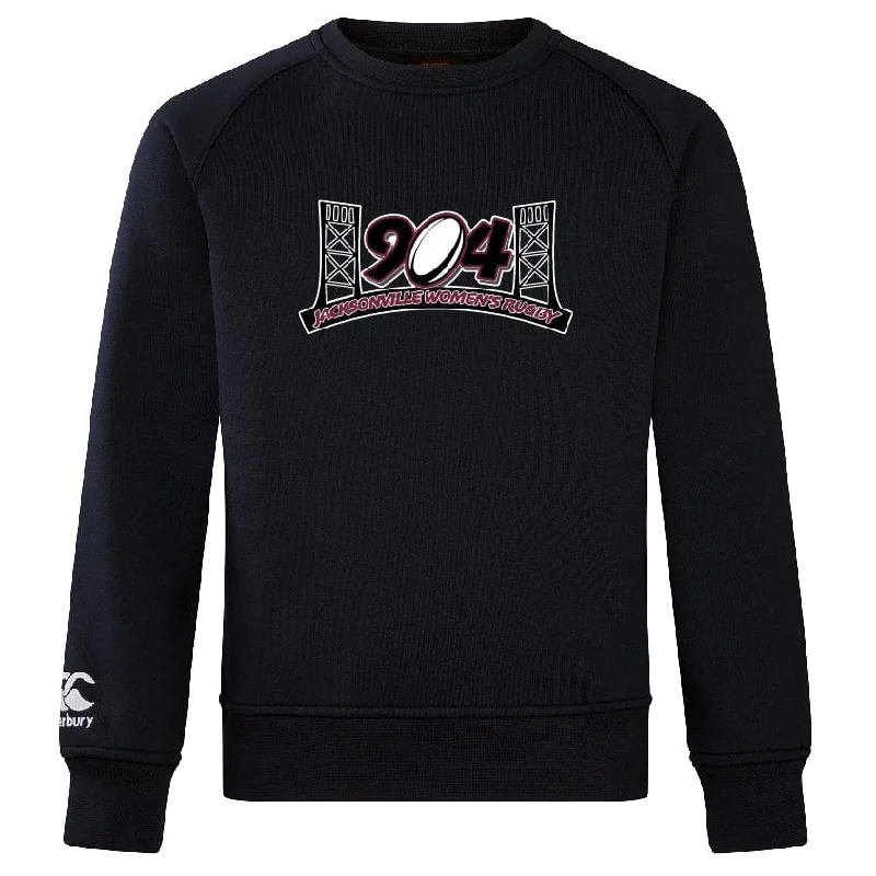 Camping hiking nature flow-Jacksonville Women's Rugby Club Crew Sweatshirt by Canterbury