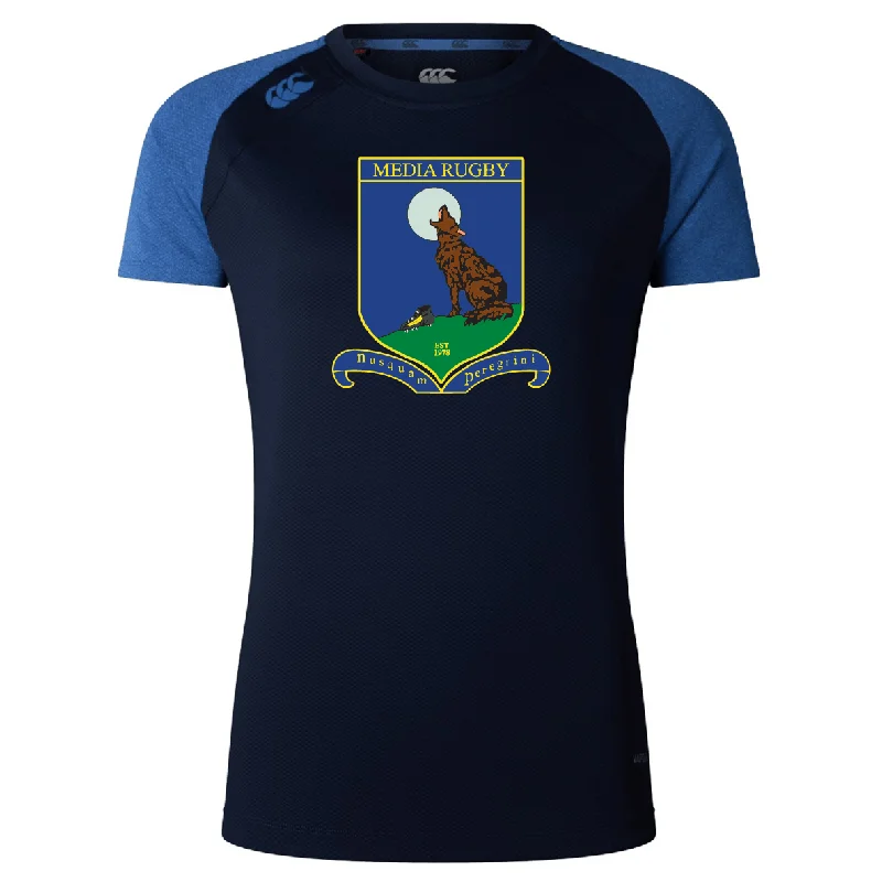 Camping hiking trail sagas-Media Rugby Women's Elite Training Tee by Canterbury