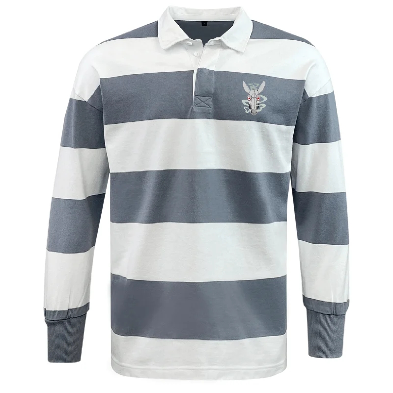 Camping hiking gear advances-Mendocino Rugby Classic Long Sleeve Hooped Rugby Jersey