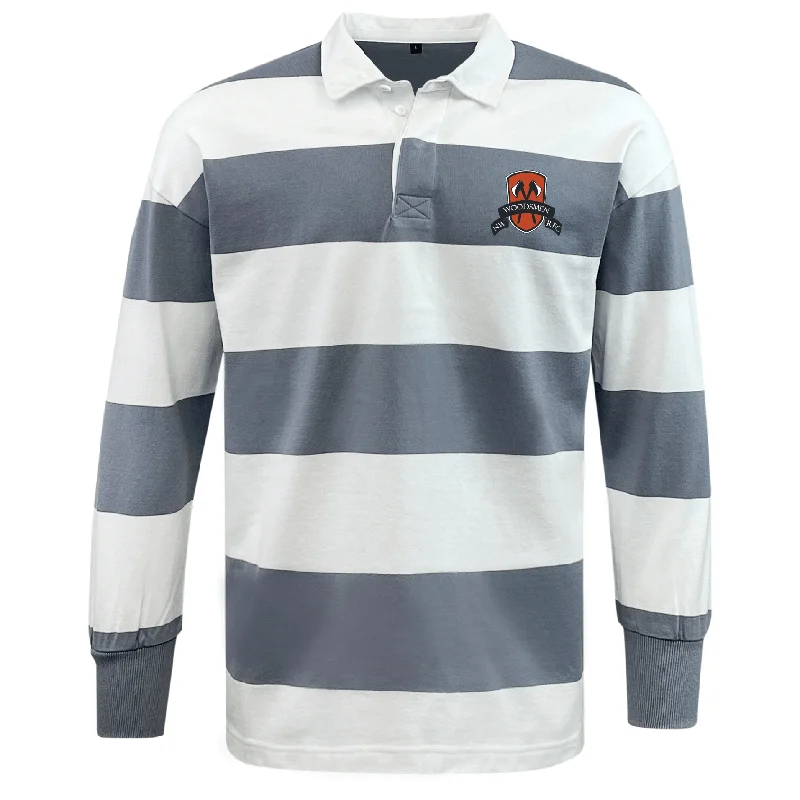 Camping hiking gear glow-Northwest Woodsmen RFC Classic Long Sleeve Hooped Rugby Jersey