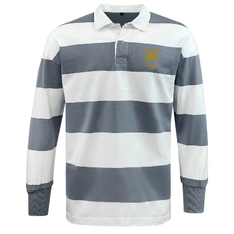 Camping hiking trail wave-St Edwards University RFC Classic Long Sleeve Hooped Rugby Jersey