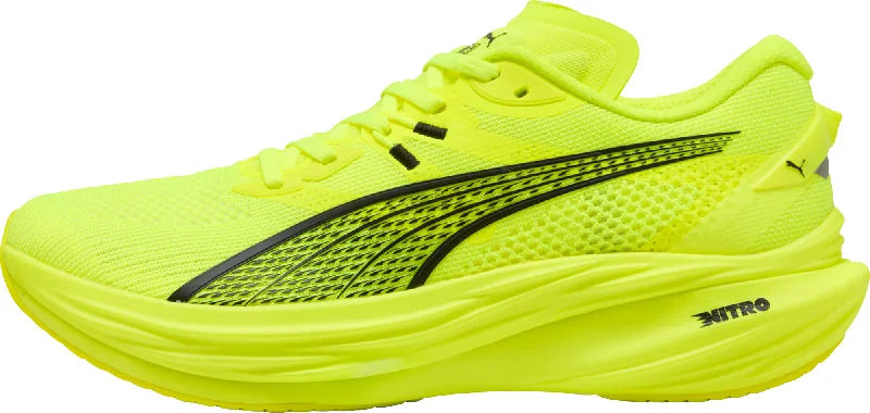 Camping hiking nature cheer-Puma Deviate Nitro 3 Mens Running Shoes - Yellow