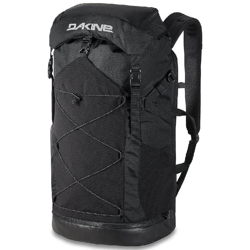 Camping hiking trail range-Dakine Unisex Black Mission Surf Dlx Wet/Dry Pack 40L One Size Backpack - 10003706-BLACK