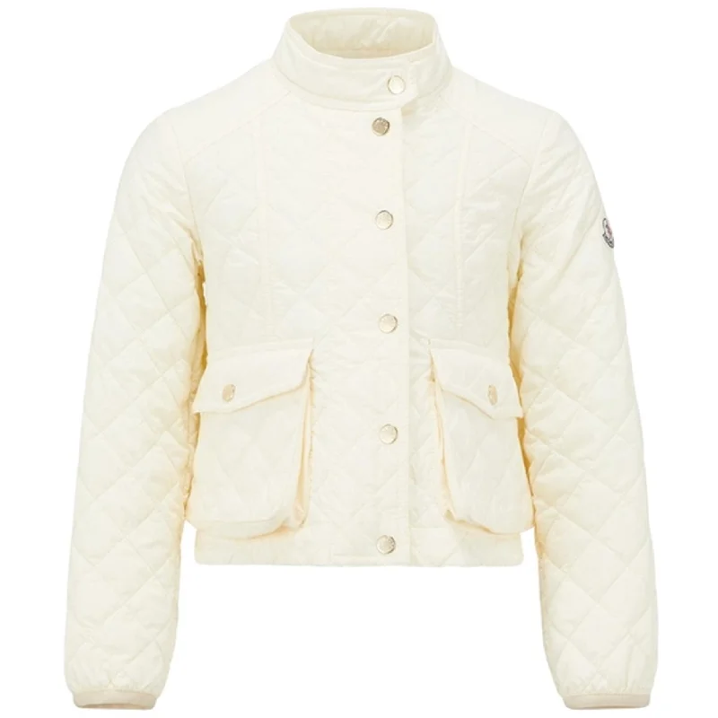 Camping hiking trail wind-Moncler Kamaria Jacket Cream