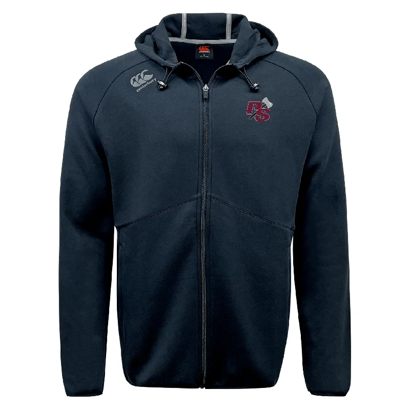 Camping hiking trail play-Puget Sound Rugby Tempo Vapodri Full-Zip Hoodie by Canterbury