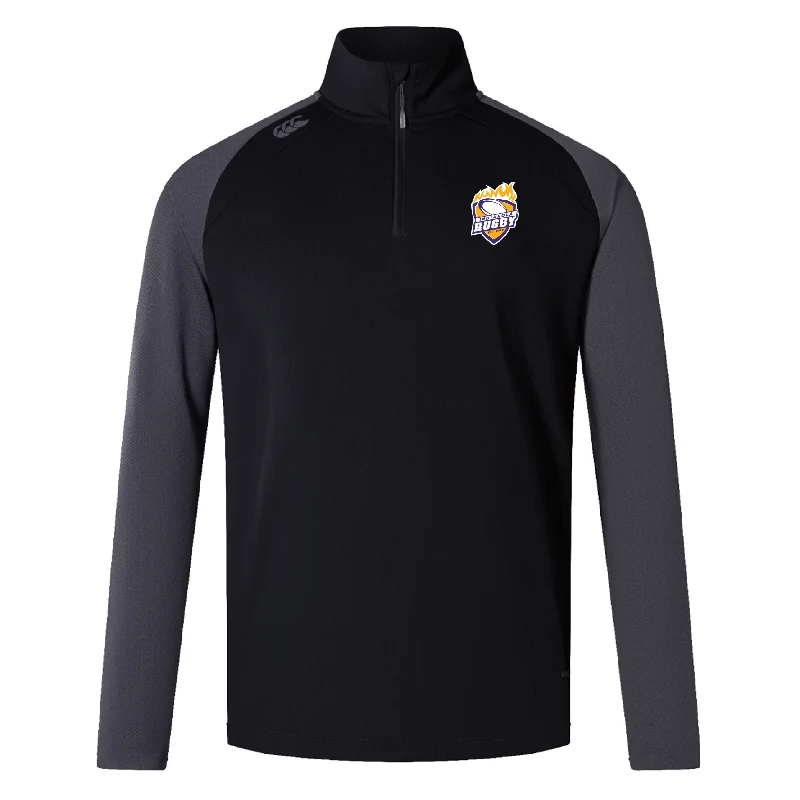 Camping hiking outdoor buzz-Indianola Rugby Elite 1/4 Zip Top by Canterbury