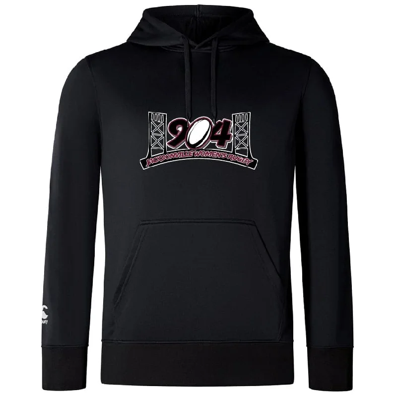 Camping hiking trail vibe-Jacksonville Women's Rugby Club Lightweight Hoodie by Canterbury