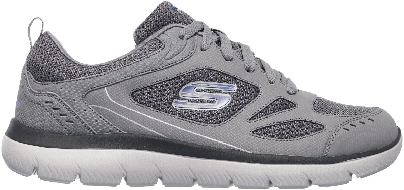 Camping hiking nature pulse-Skechers Summits South Rim Mens Training Shoes - Grey