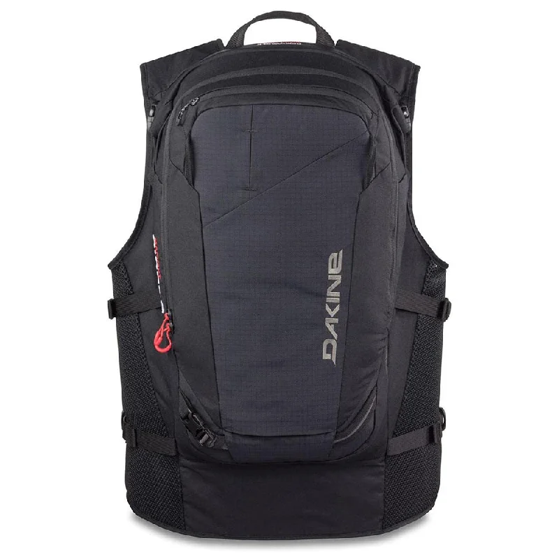 Camping hiking trail ventures-Dakine Mens Black Poacher RAS Snowboarding Vest Bagpack - 10002068-BLACK-S/M