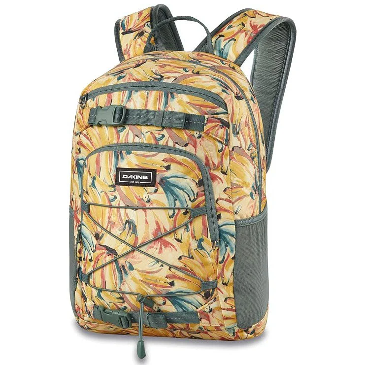 Camping hiking trail zone-Dakine Unisex  Bunch O Bananas Youth Grom Pack 13L One Size Backpack - 10003794-BUNCHOBANANAS