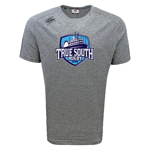 Camping hiking trail ridge-True South Rugby Union Tempo Vapodri T-Shirt by Canterbury