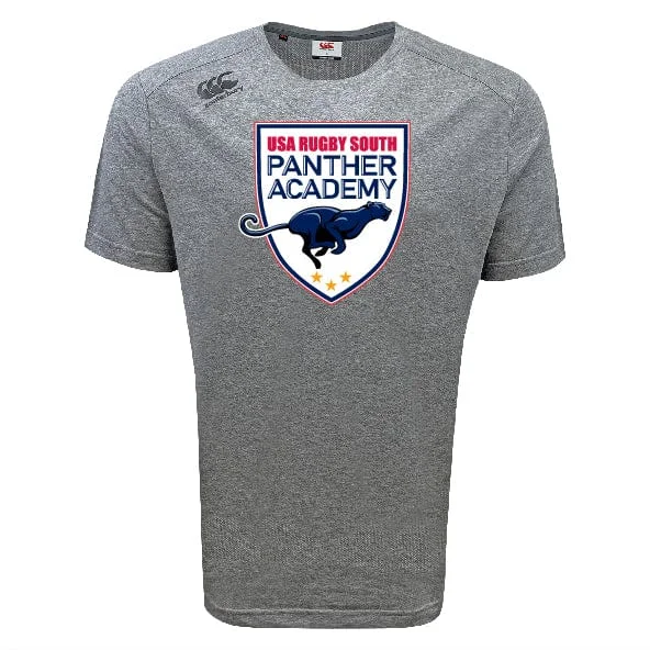 Camping hiking gear glow-Panther Rugby Academy Tempo Vapodri T-Shirt by Canterbury