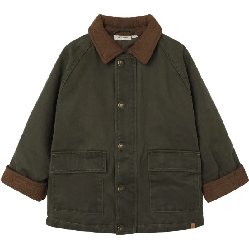 Camping hiking trail sprout-Lil'Atelier Kalamata Noro Loose Jacket