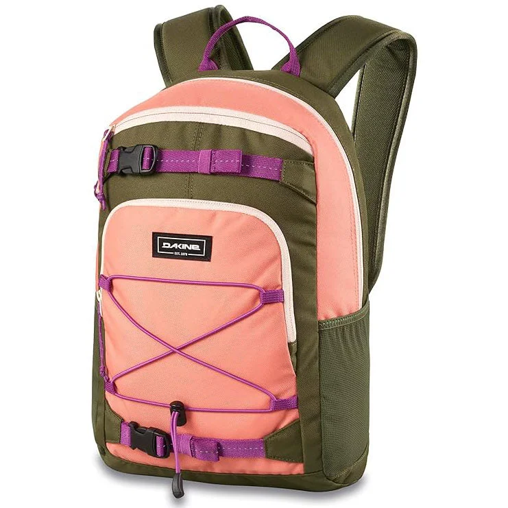 Camping hiking gear vibe-Dakine Unisex Jungle Punch Youth Grom Pack 13L One Size Backpack - 10003794-JUNGLEPUNCH