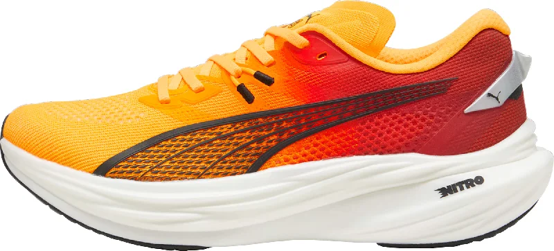 Camping hiking gear bonuses-Puma Deviate Nitro 3 Mens Running Shoes - Orange