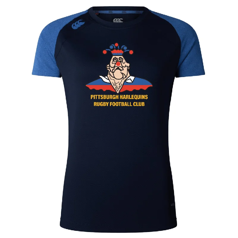 Camping hiking trail sway-Pittsburgh Harlequins Rugby Women's Elite Training Tee by Canterbury