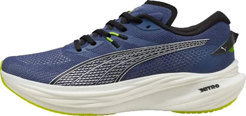 Camping hiking trail treats-Puma Deviate Nitro 3 Mens Running Shoes - Blue